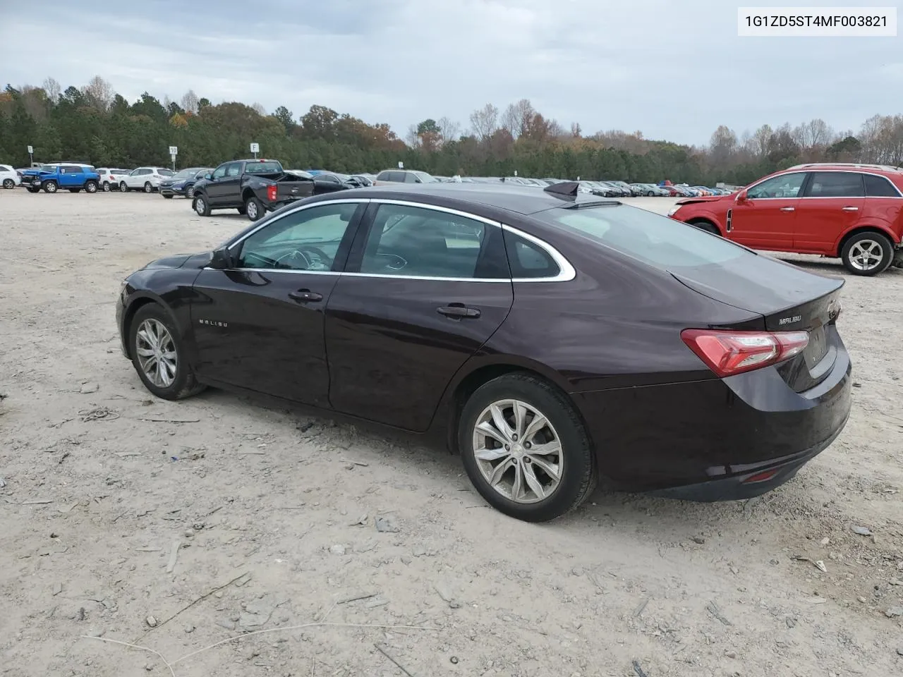 2021 Chevrolet Malibu Lt VIN: 1G1ZD5ST4MF003821 Lot: 79546514