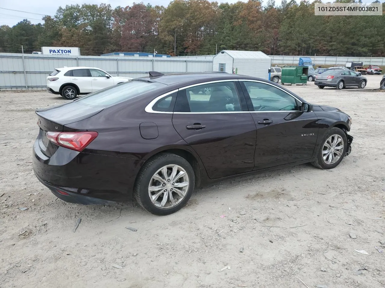 2021 Chevrolet Malibu Lt VIN: 1G1ZD5ST4MF003821 Lot: 79546514