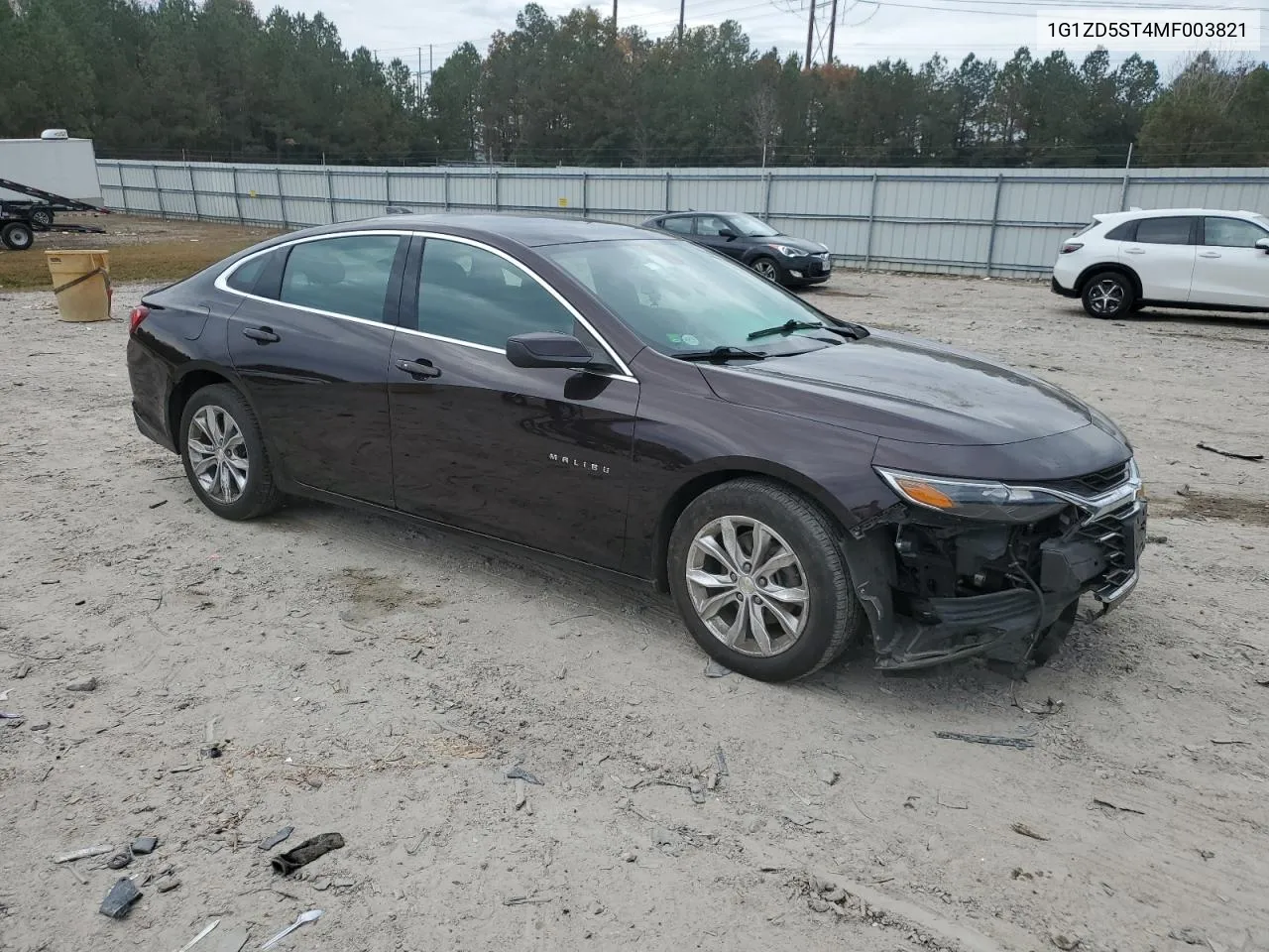 2021 Chevrolet Malibu Lt VIN: 1G1ZD5ST4MF003821 Lot: 79546514