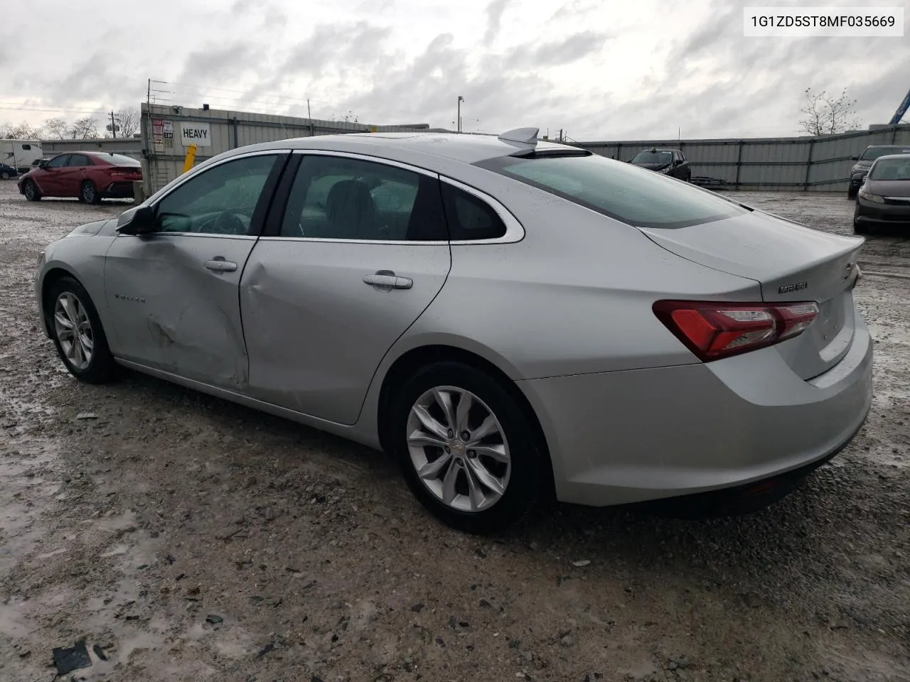 2021 Chevrolet Malibu Lt VIN: 1G1ZD5ST8MF035669 Lot: 79599634