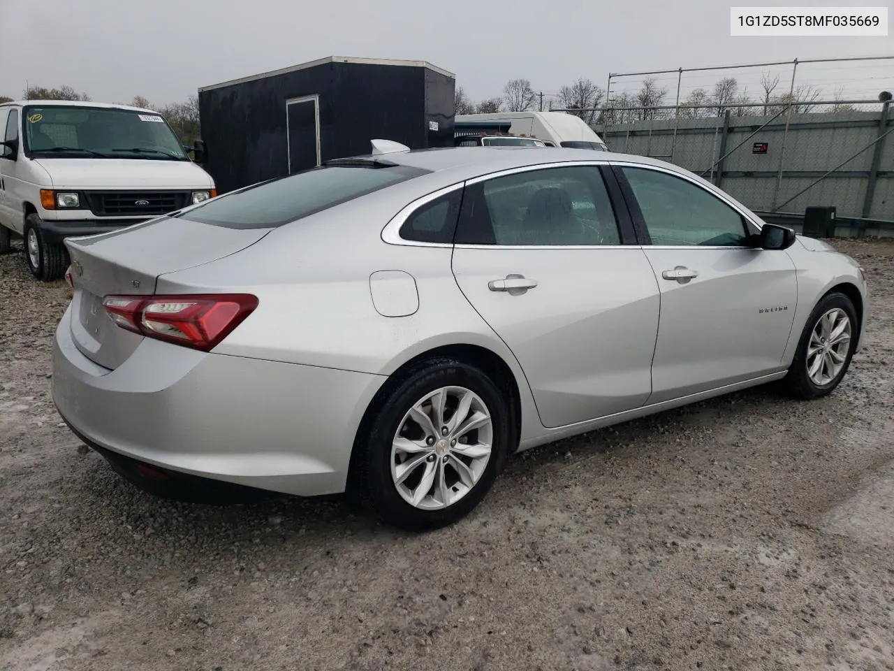 2021 Chevrolet Malibu Lt VIN: 1G1ZD5ST8MF035669 Lot: 79599634