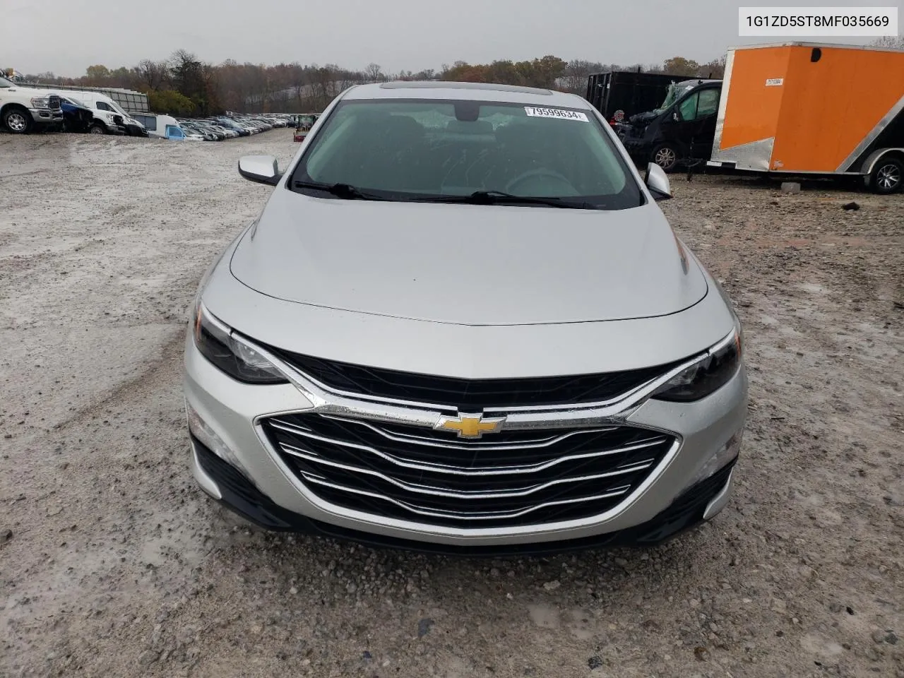 2021 Chevrolet Malibu Lt VIN: 1G1ZD5ST8MF035669 Lot: 79599634