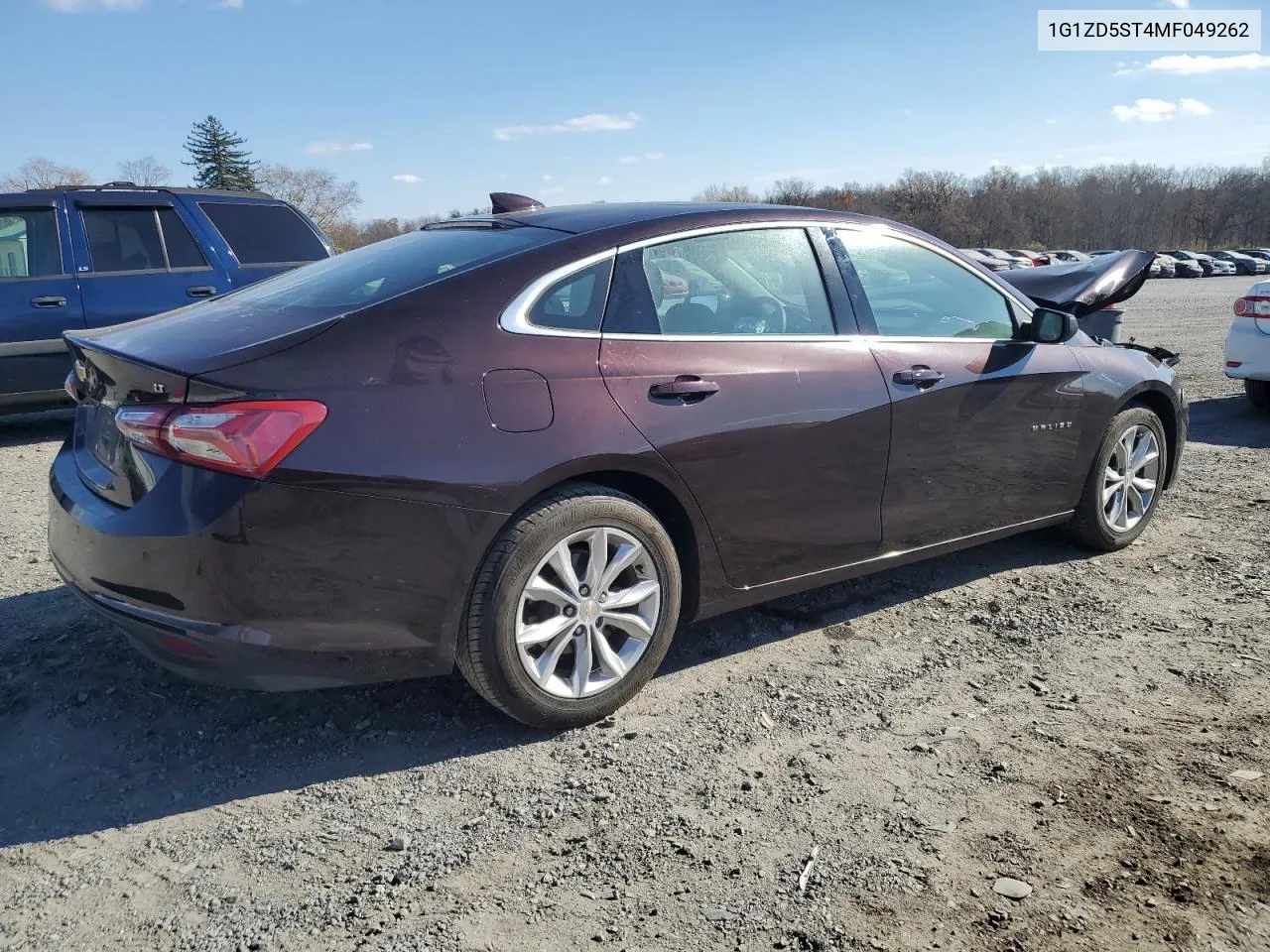 2021 Chevrolet Malibu Lt VIN: 1G1ZD5ST4MF049262 Lot: 79668144