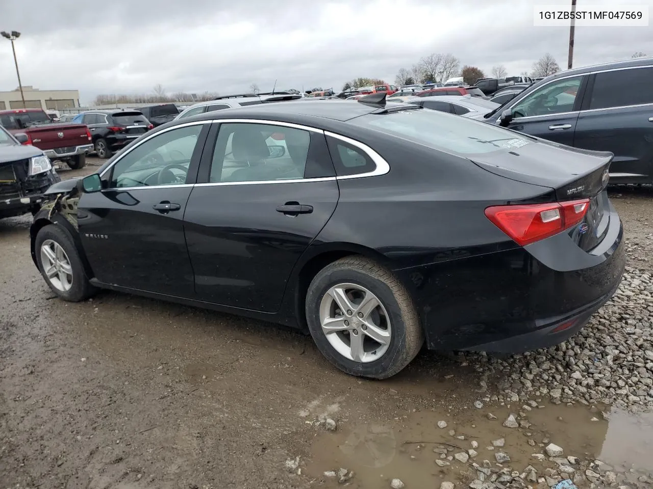 2021 Chevrolet Malibu Ls VIN: 1G1ZB5ST1MF047569 Lot: 80085094