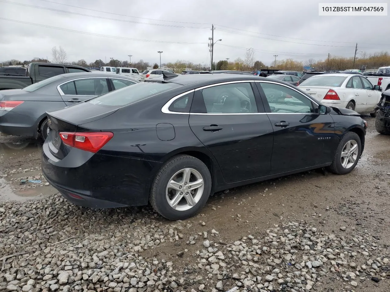 2021 Chevrolet Malibu Ls VIN: 1G1ZB5ST1MF047569 Lot: 80085094