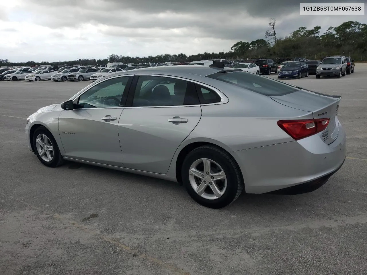 2021 Chevrolet Malibu Ls VIN: 1G1ZB5ST0MF057638 Lot: 80292114