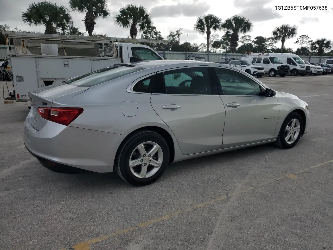 2021 Chevrolet Malibu Ls VIN: 1G1ZB5ST0MF057638 Lot: 80292114