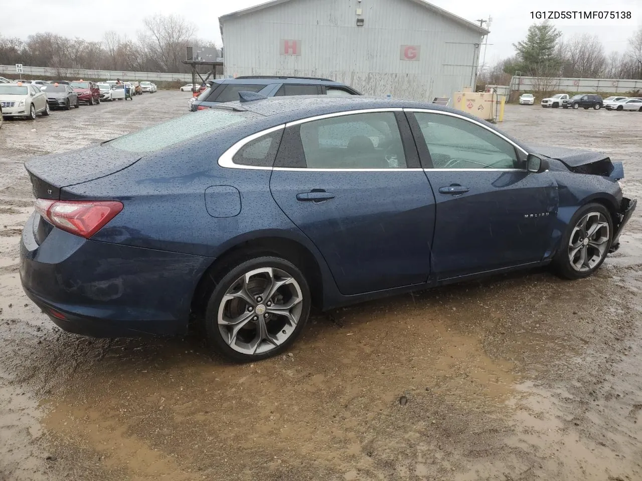 2021 Chevrolet Malibu Lt VIN: 1G1ZD5ST1MF075138 Lot: 80693074