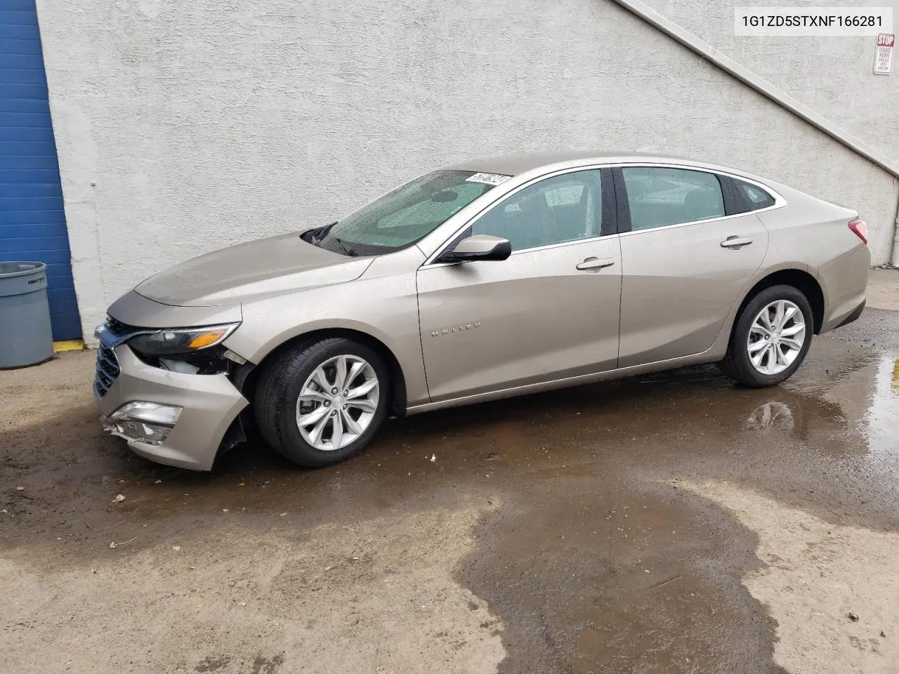 2022 Chevrolet Malibu Lt VIN: 1G1ZD5STXNF166281 Lot: 52891904