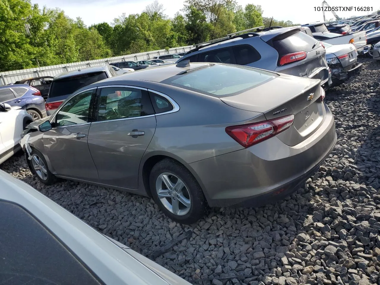 2022 Chevrolet Malibu Lt VIN: 1G1ZD5STXNF166281 Lot: 52891904