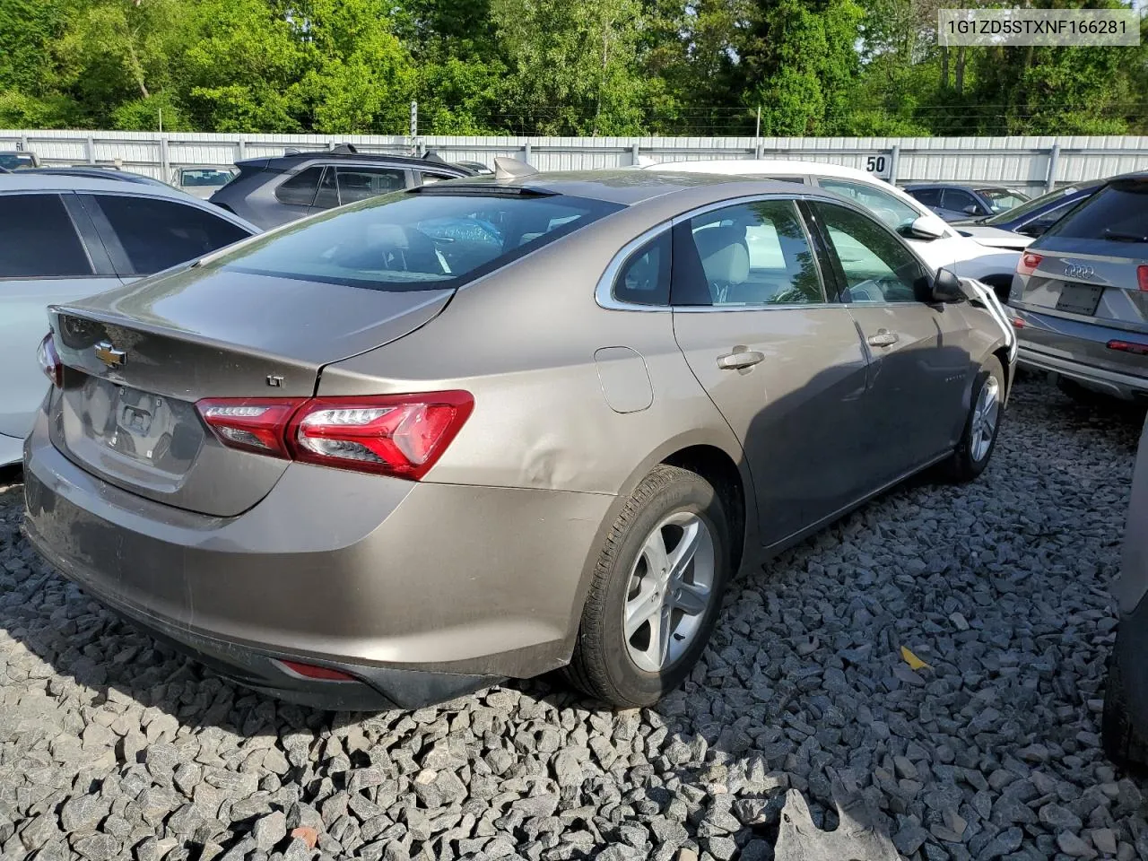 2022 Chevrolet Malibu Lt VIN: 1G1ZD5STXNF166281 Lot: 52891904