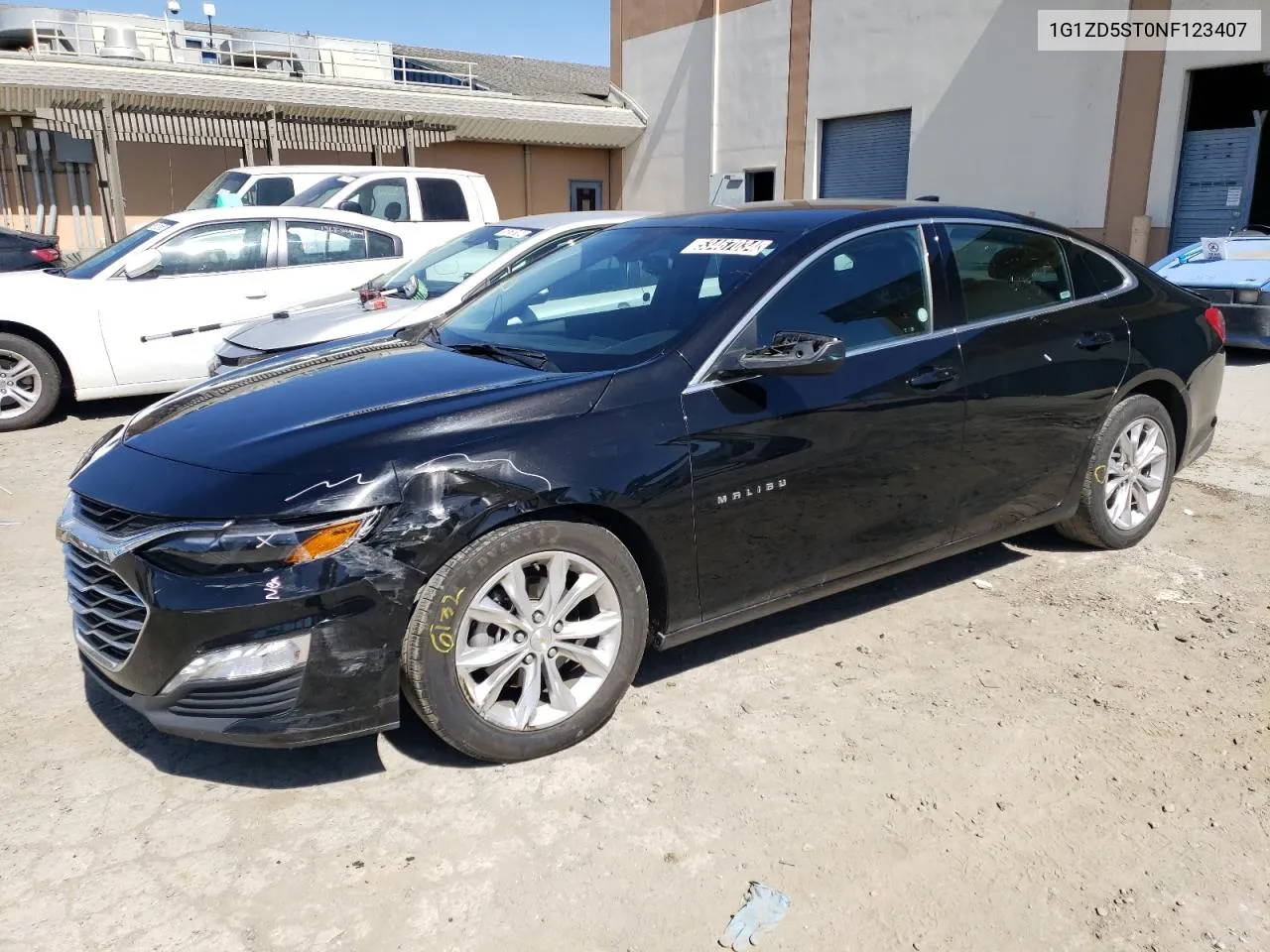 2022 Chevrolet Malibu Lt VIN: 1G1ZD5ST0NF123407 Lot: 53467034