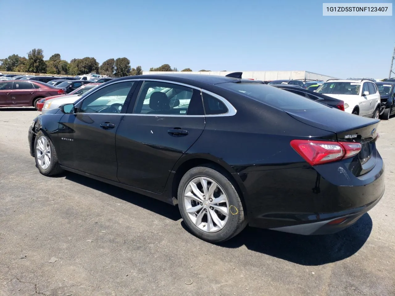 2022 Chevrolet Malibu Lt VIN: 1G1ZD5ST0NF123407 Lot: 53467034