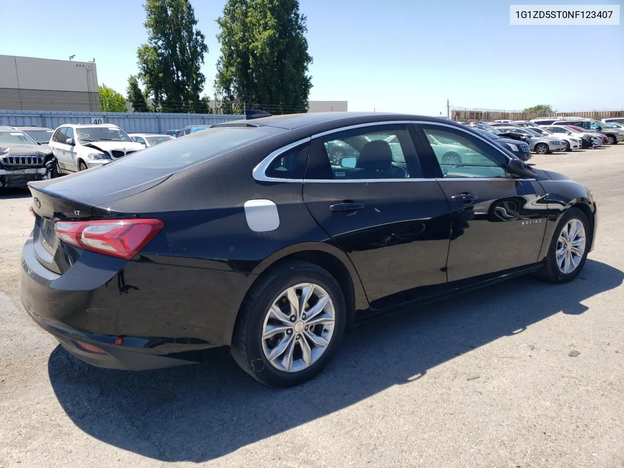 2022 Chevrolet Malibu Lt VIN: 1G1ZD5ST0NF123407 Lot: 53467034