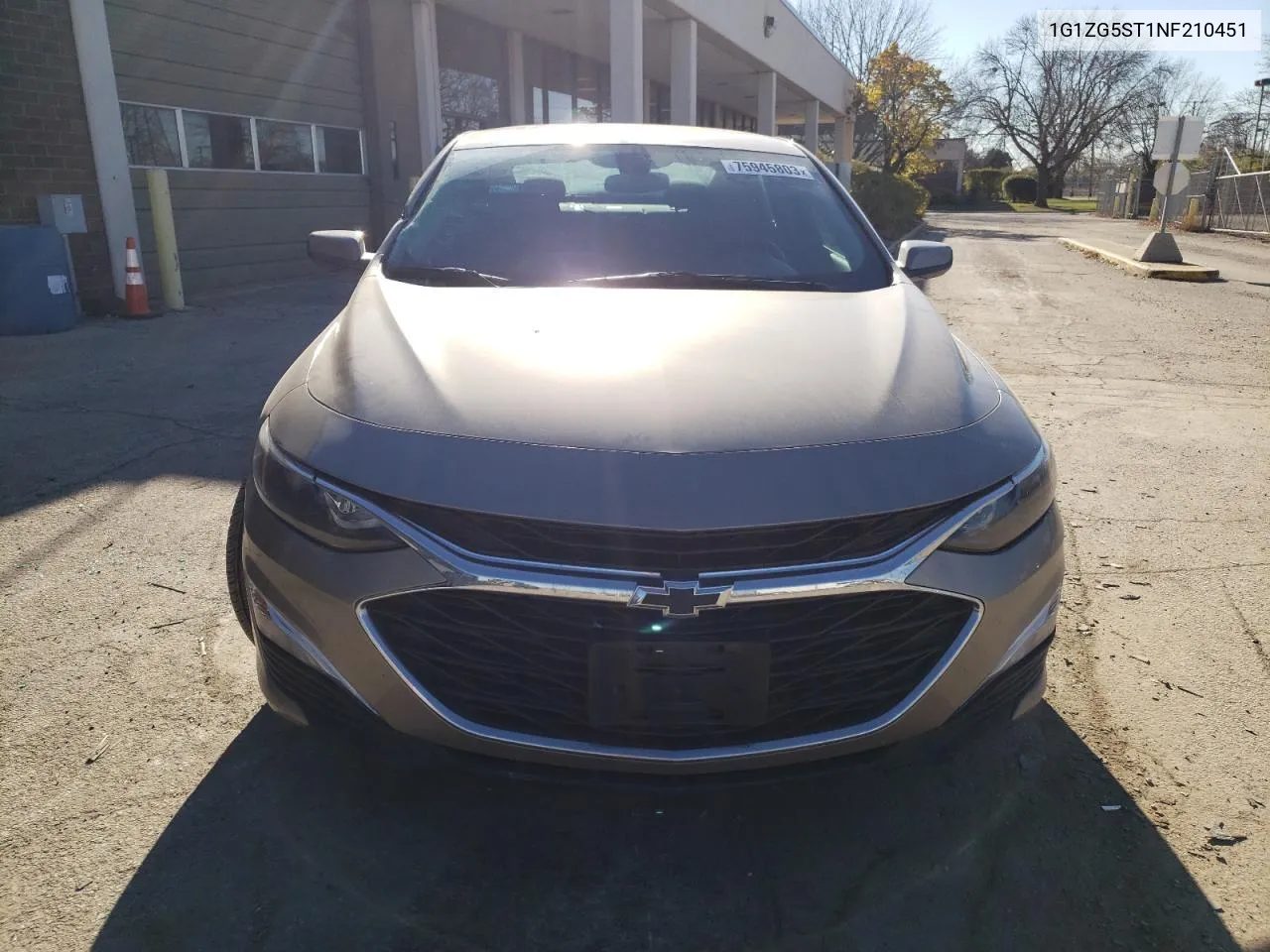 2022 Chevrolet Malibu Rs VIN: 1G1ZG5ST1NF210451 Lot: 54332044