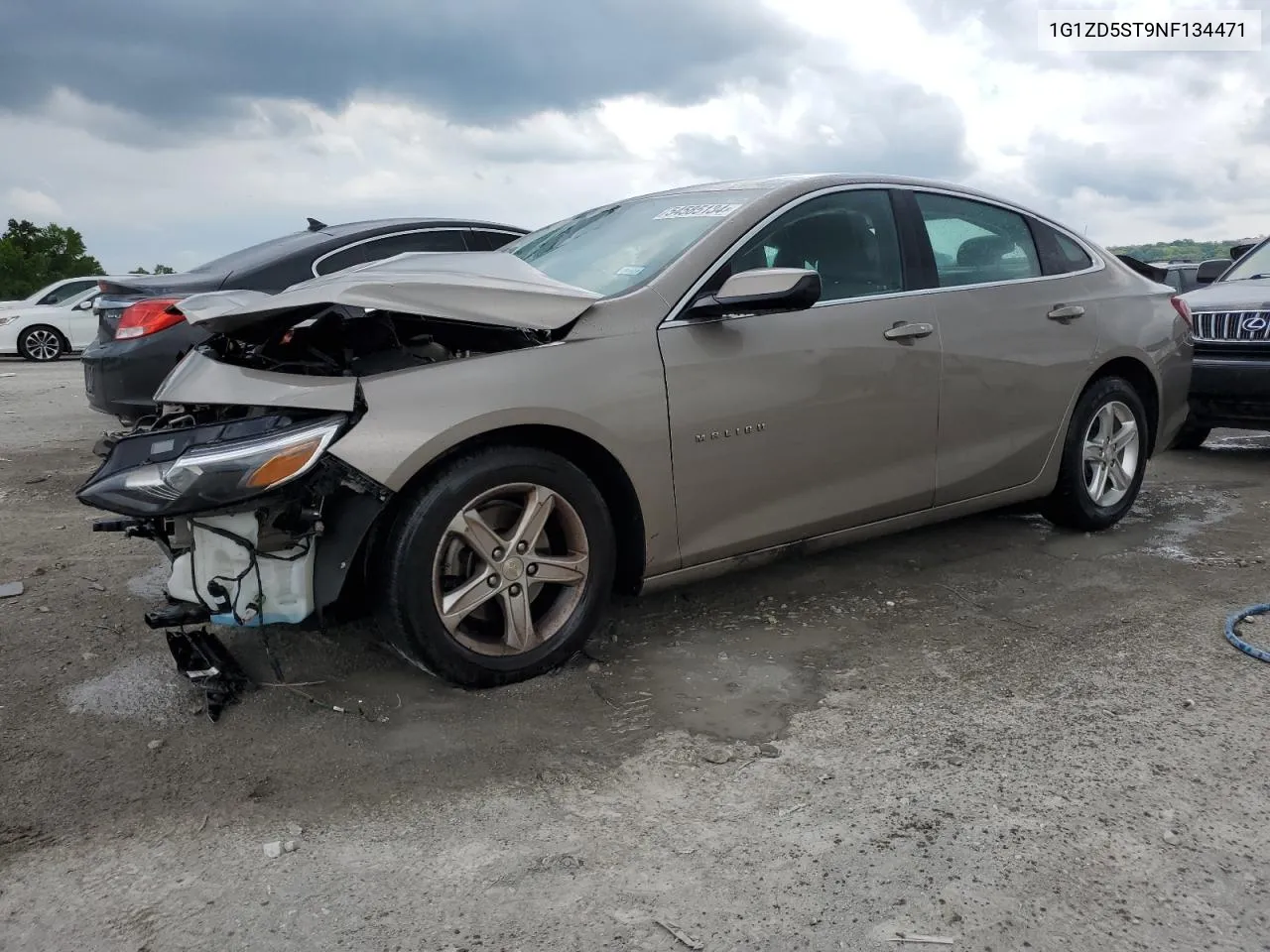 2022 Chevrolet Malibu Lt VIN: 1G1ZD5ST9NF134471 Lot: 54585134