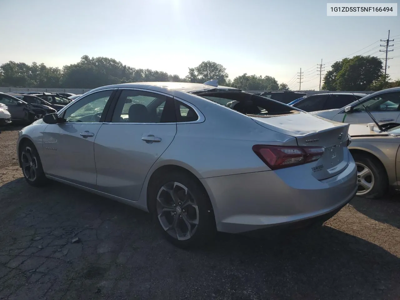 2022 Chevrolet Malibu Lt VIN: 1G1ZD5ST5NF166494 Lot: 55360204