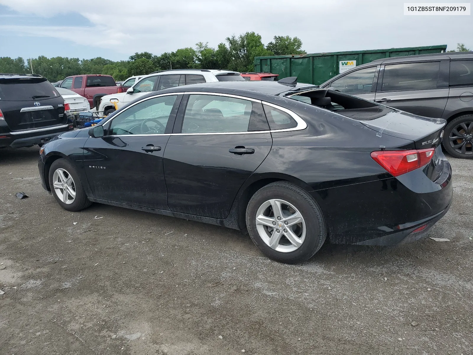 2022 Chevrolet Malibu Ls VIN: 1G1ZB5ST8NF209179 Lot: 55484984