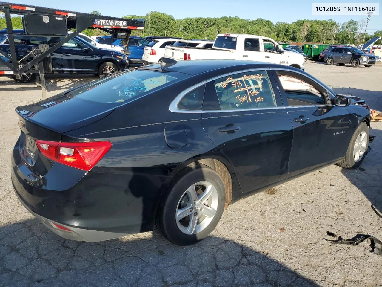 2022 Chevrolet Malibu Ls VIN: 1G1ZB5ST1NF186408 Lot: 56307344