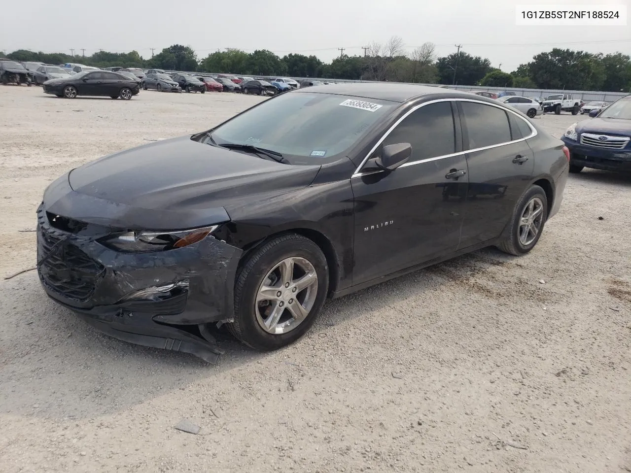 1G1ZB5ST2NF188524 2022 Chevrolet Malibu Ls