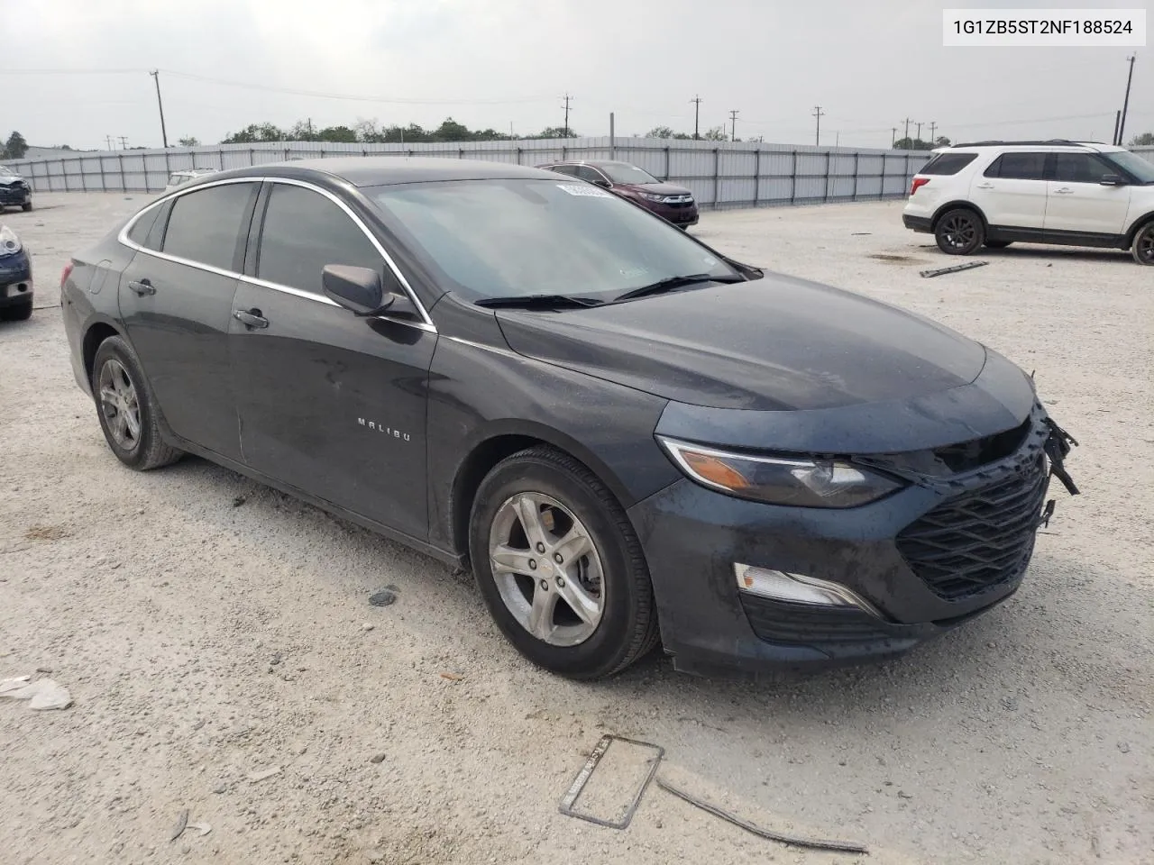 2022 Chevrolet Malibu Ls VIN: 1G1ZB5ST2NF188524 Lot: 56393054