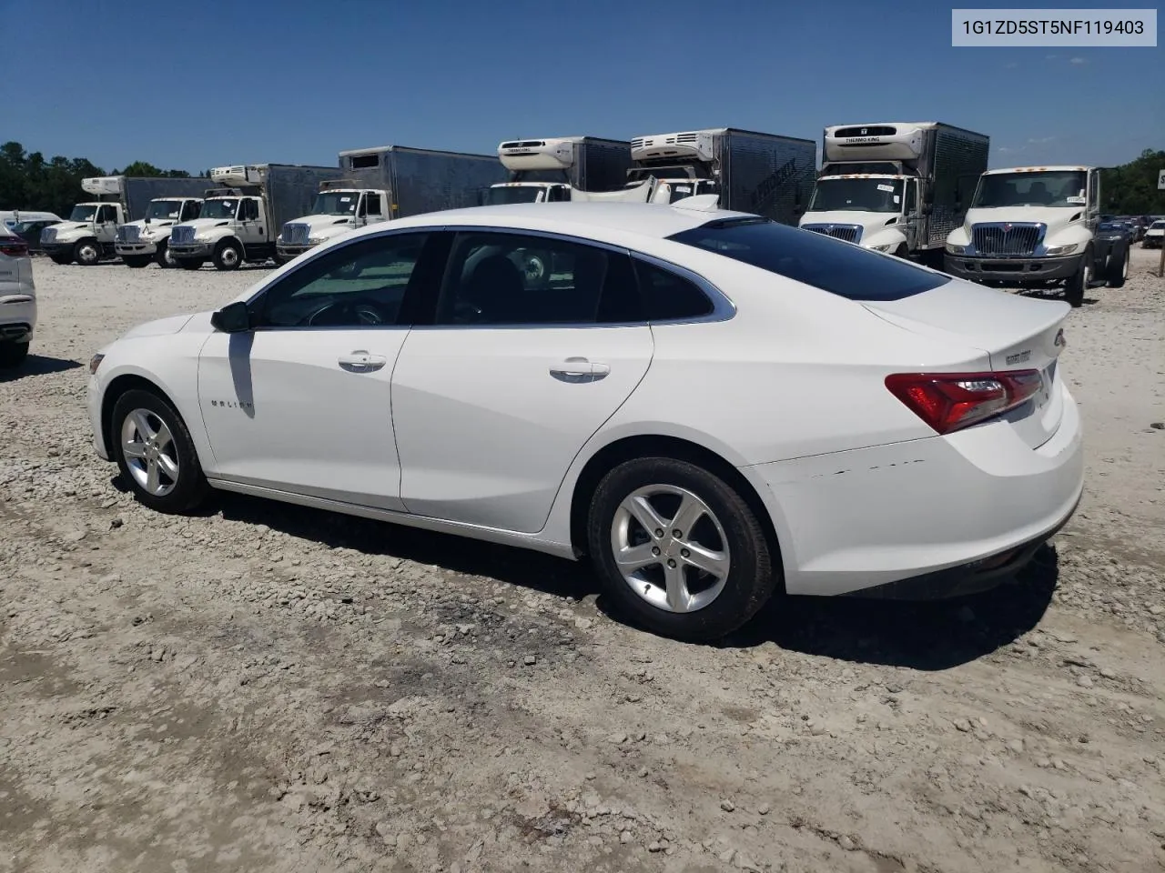 2022 Chevrolet Malibu Lt VIN: 1G1ZD5ST5NF119403 Lot: 57930604