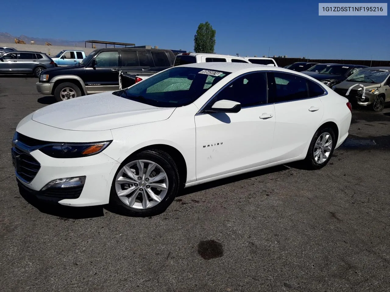 2022 Chevrolet Malibu Lt VIN: 1G1ZD5ST1NF195216 Lot: 58645974