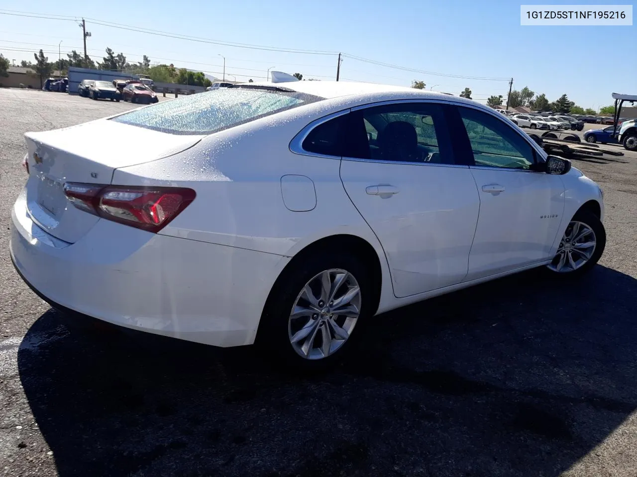 2022 Chevrolet Malibu Lt VIN: 1G1ZD5ST1NF195216 Lot: 58645974