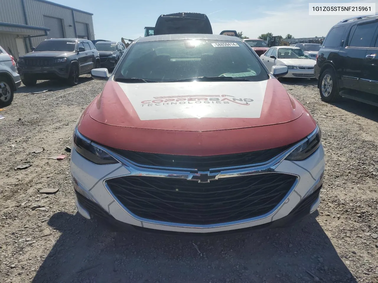 2022 Chevrolet Malibu Rs VIN: 1G1ZG5ST5NF215961 Lot: 58859414