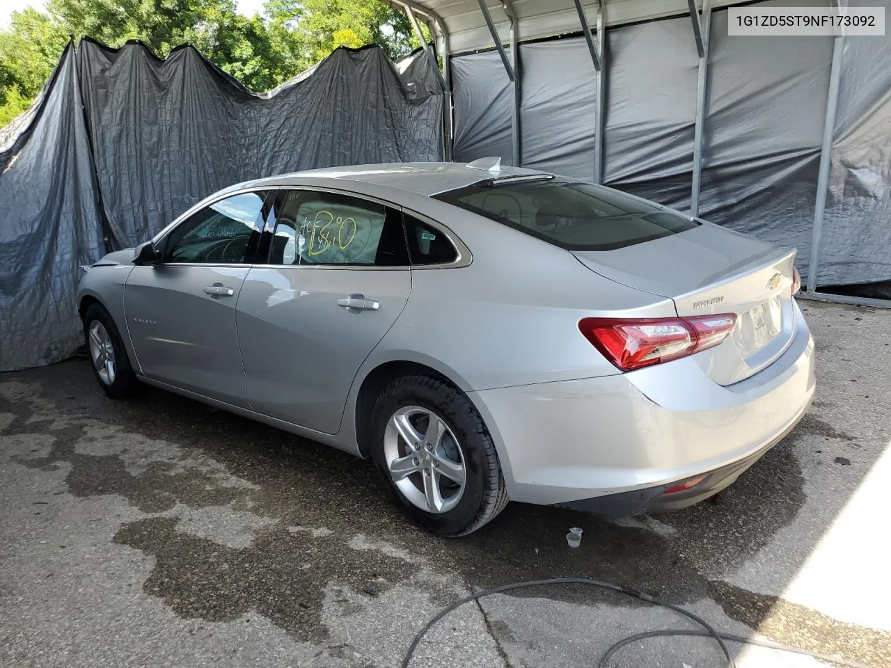 1G1ZD5ST9NF173092 2022 Chevrolet Malibu Lt