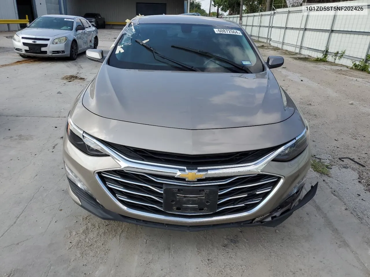 2022 Chevrolet Malibu Lt VIN: 1G1ZD5ST5NF202426 Lot: 60872564