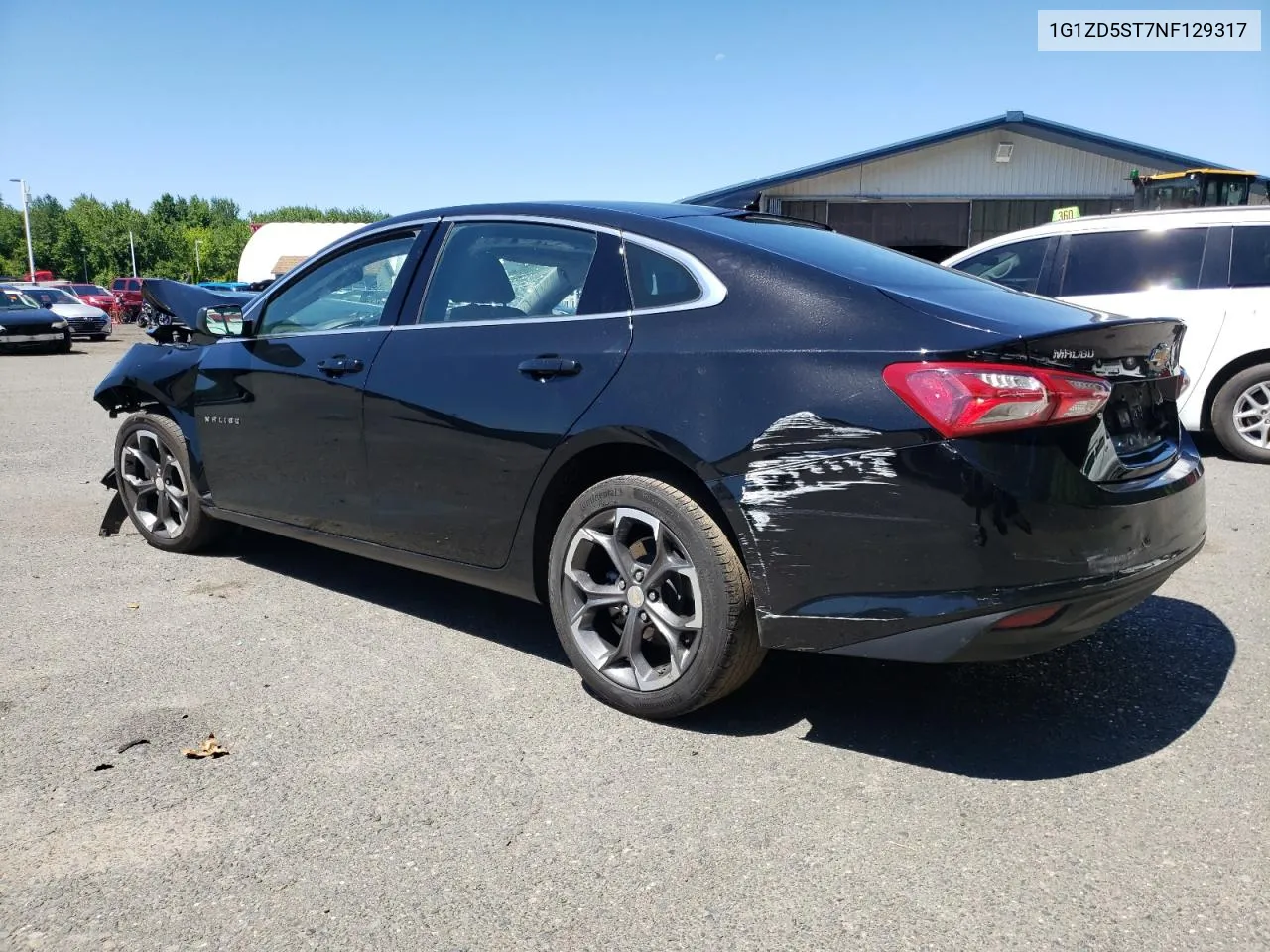 2022 Chevrolet Malibu Lt VIN: 1G1ZD5ST7NF129317 Lot: 61143614