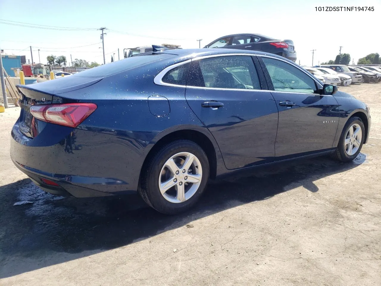 2022 Chevrolet Malibu Lt VIN: 1G1ZD5ST1NF194745 Lot: 61151814