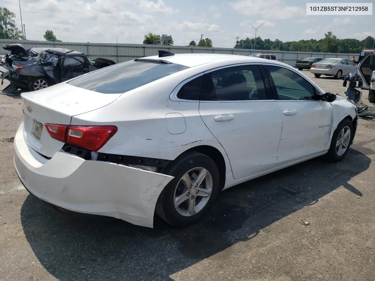 2022 Chevrolet Malibu Ls VIN: 1G1ZB5ST3NF212958 Lot: 61664194