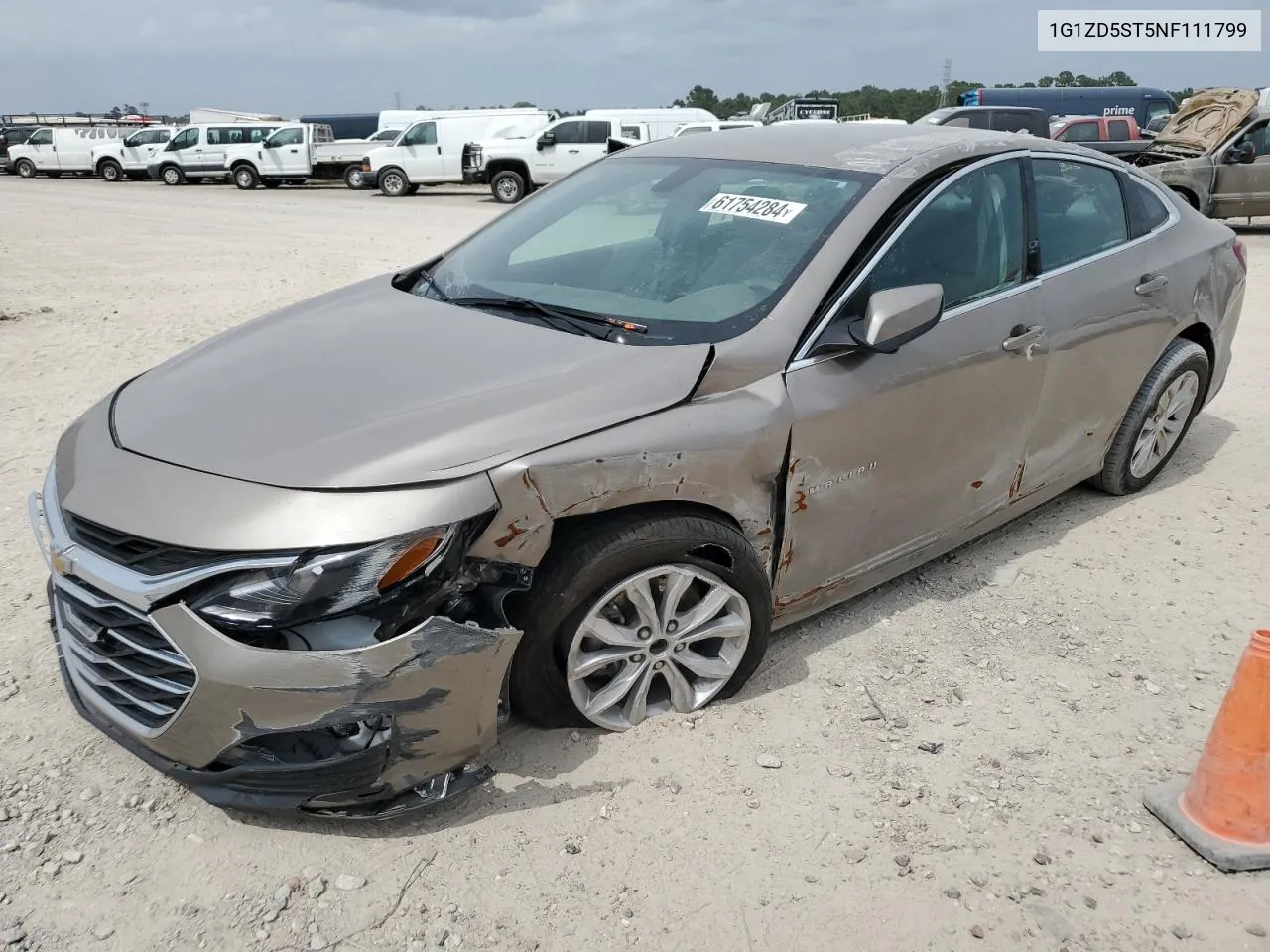 1G1ZD5ST5NF111799 2022 Chevrolet Malibu Lt