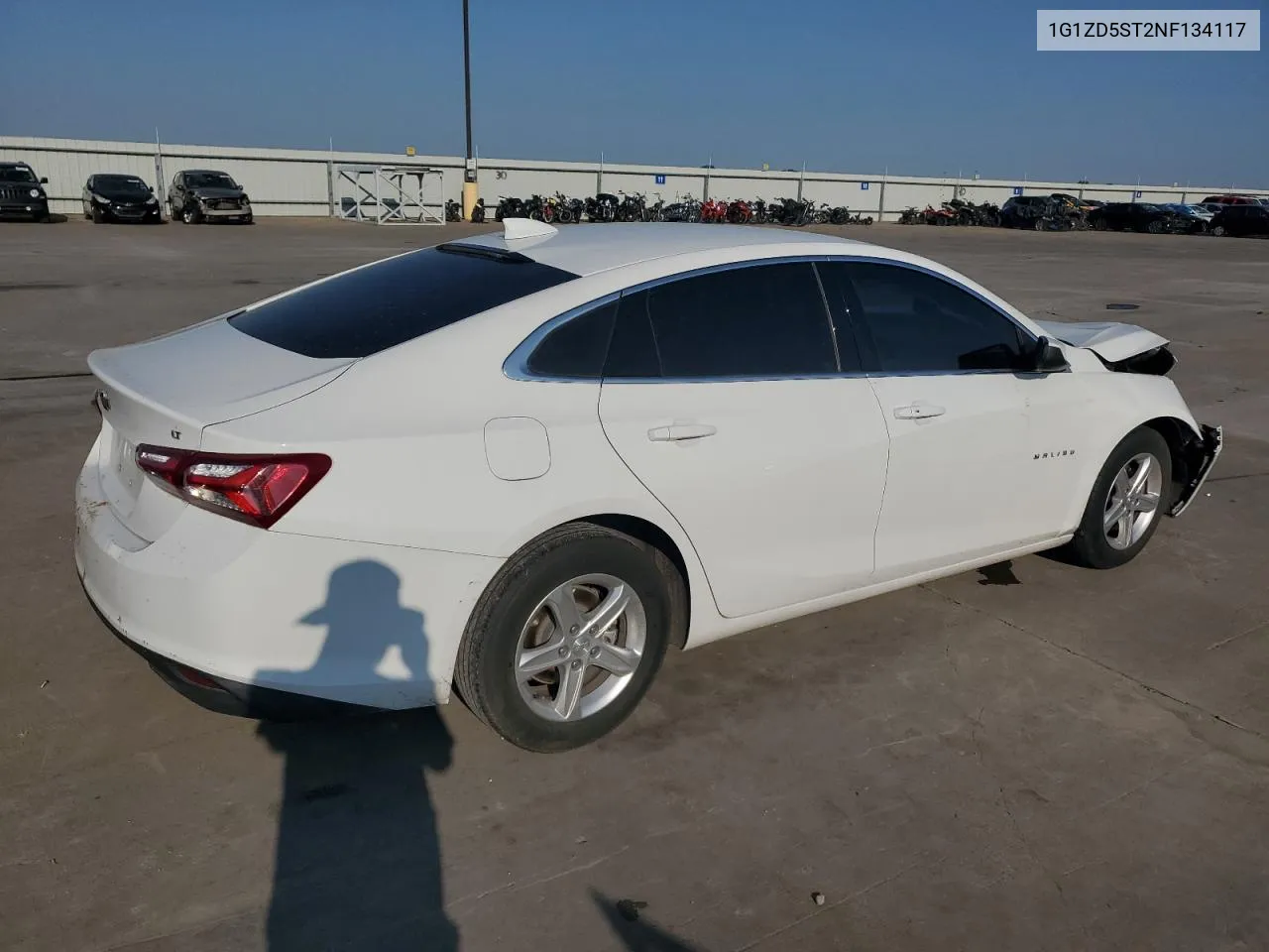 2022 Chevrolet Malibu Lt VIN: 1G1ZD5ST2NF134117 Lot: 62673934