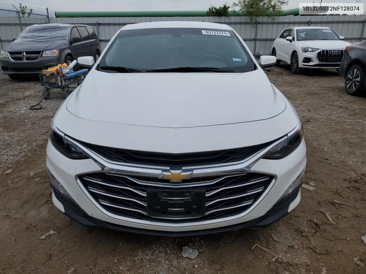 2022 Chevrolet Malibu Lt VIN: 1G1ZD5ST2NF128074 Lot: 63722224