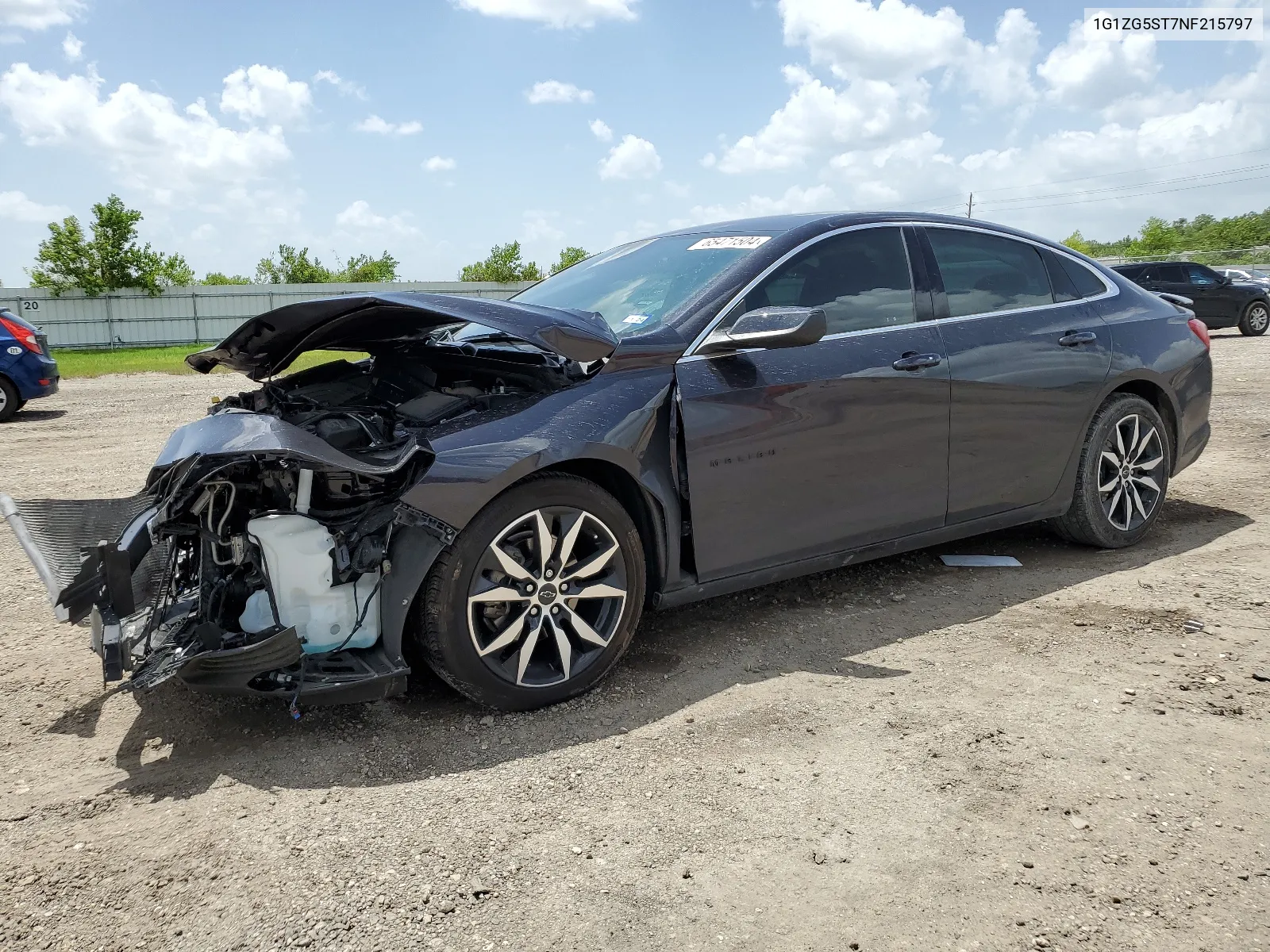 2022 Chevrolet Malibu Rs VIN: 1G1ZG5ST7NF215797 Lot: 65471504