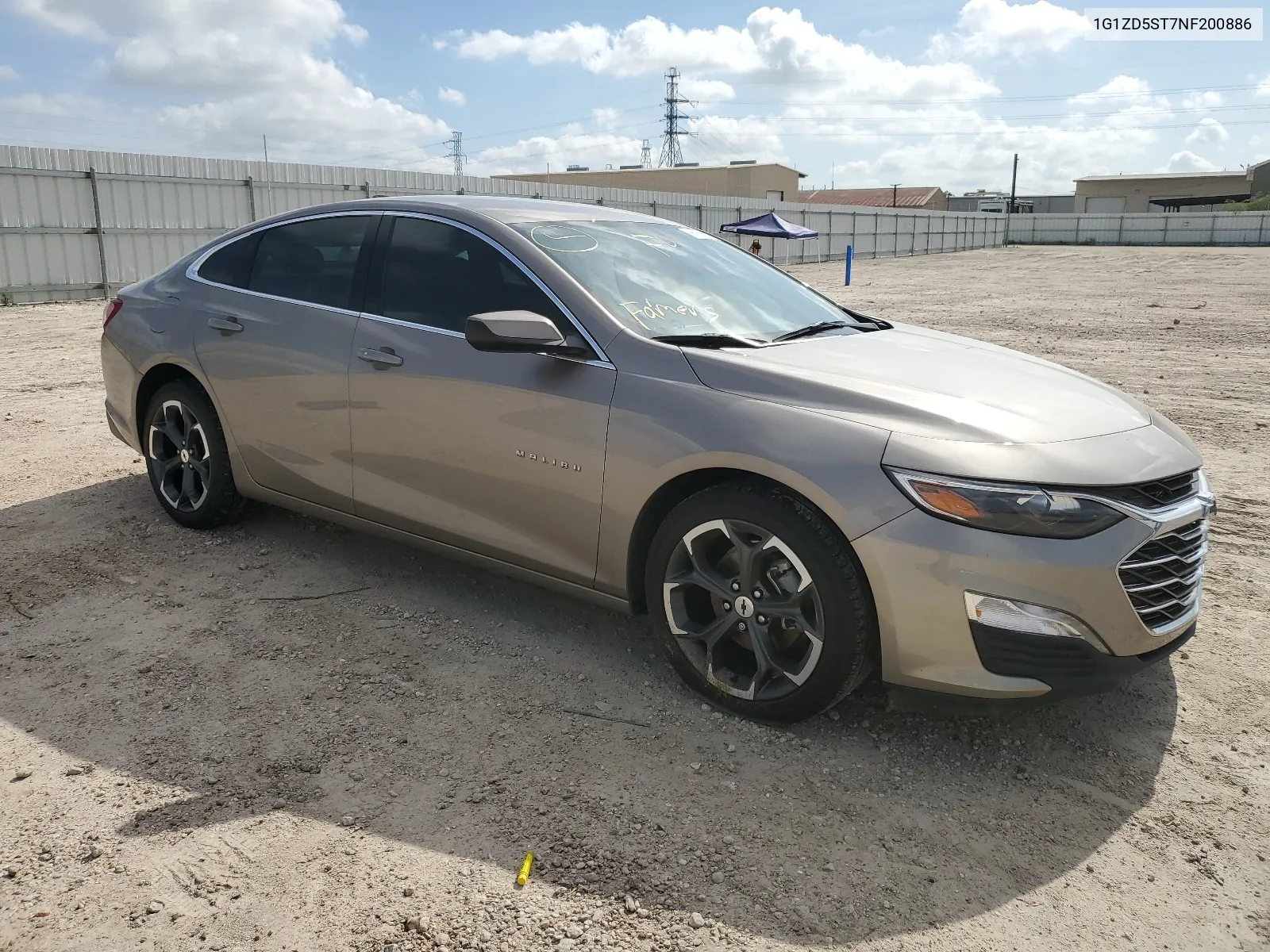 1G1ZD5ST7NF200886 2022 Chevrolet Malibu Lt