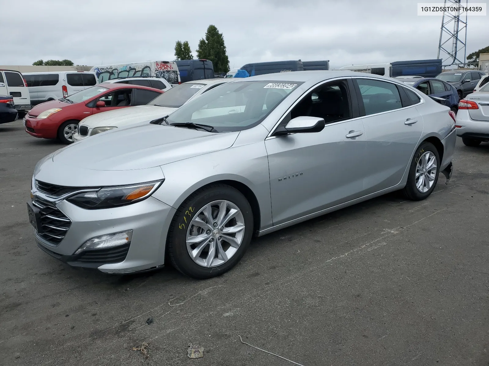 2022 Chevrolet Malibu Lt VIN: 1G1ZD5ST0NF164359 Lot: 66030394