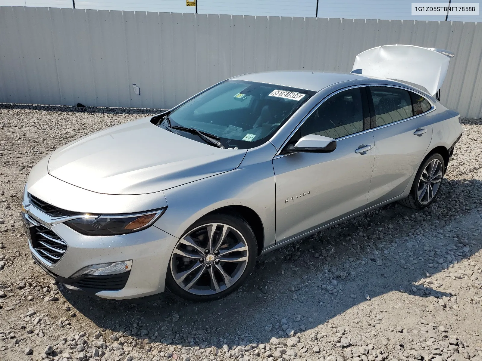 2022 Chevrolet Malibu Lt VIN: 1G1ZD5ST8NF178588 Lot: 66561504