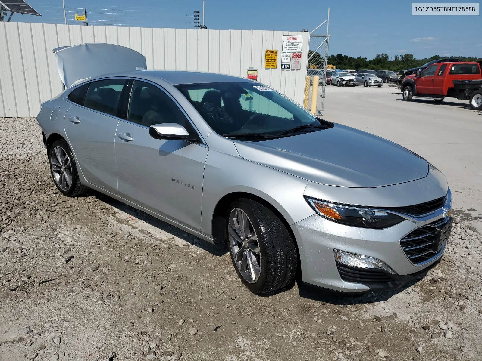 2022 Chevrolet Malibu Lt VIN: 1G1ZD5ST8NF178588 Lot: 66561504