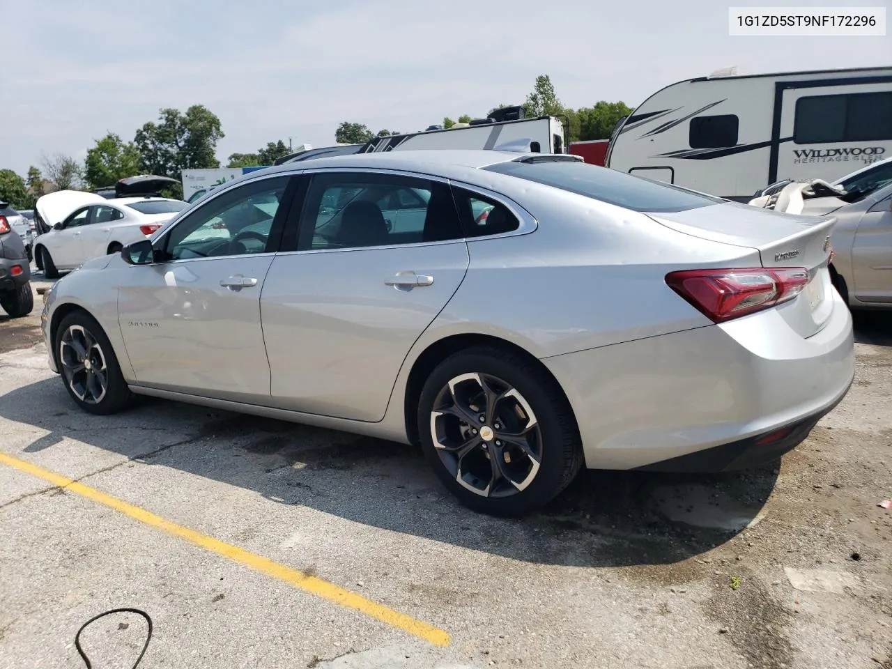 2022 Chevrolet Malibu Lt VIN: 1G1ZD5ST9NF172296 Lot: 66628964