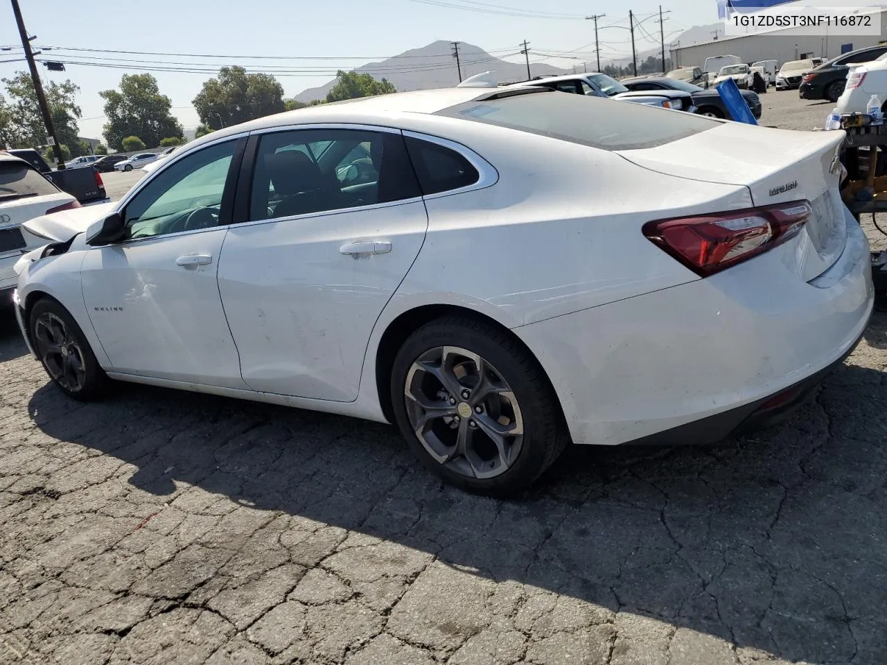 2022 Chevrolet Malibu Lt VIN: 1G1ZD5ST3NF116872 Lot: 66779924