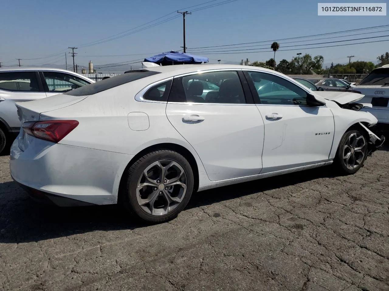 2022 Chevrolet Malibu Lt VIN: 1G1ZD5ST3NF116872 Lot: 66779924