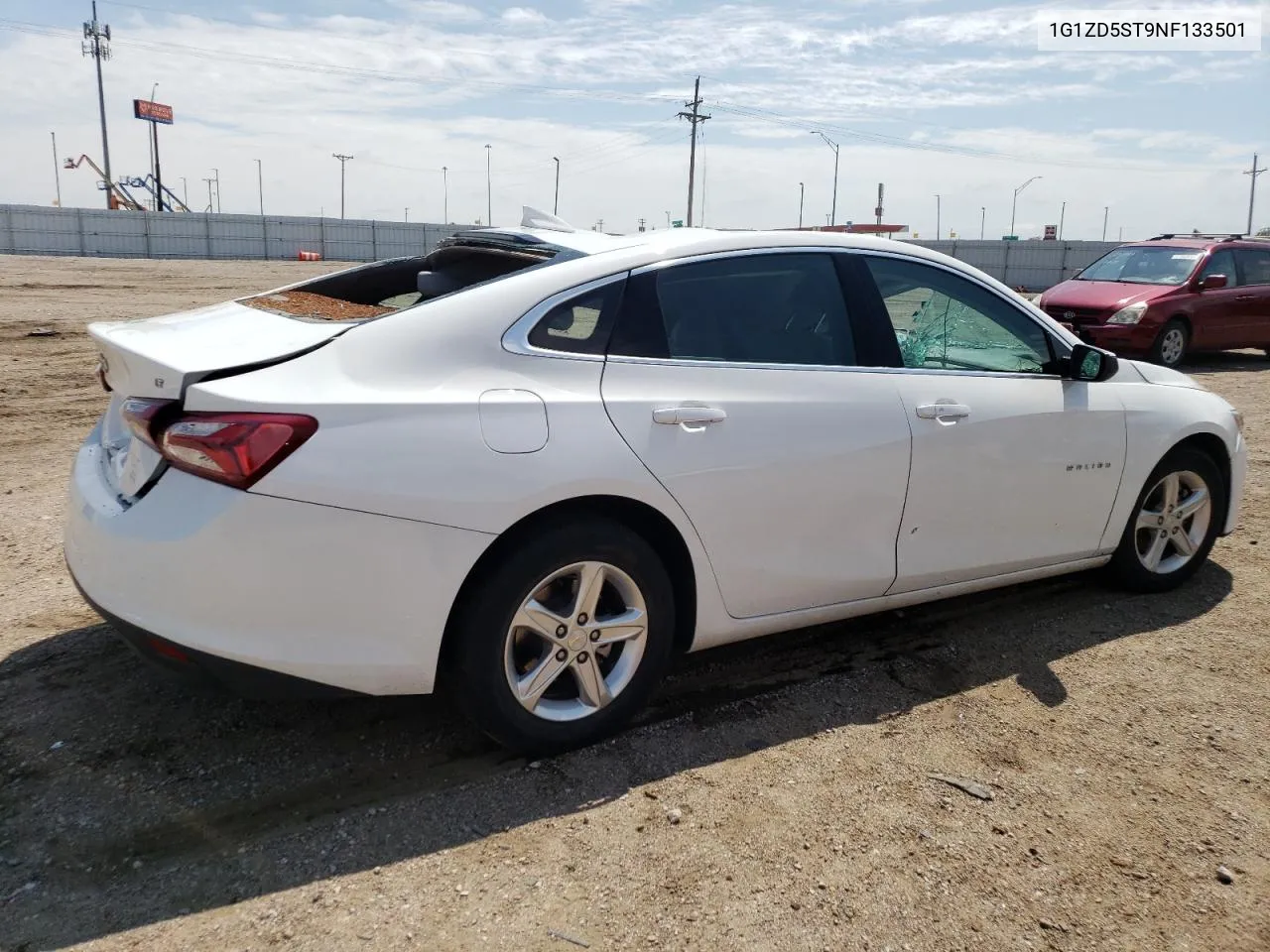 2022 Chevrolet Malibu Lt VIN: 1G1ZD5ST9NF133501 Lot: 66977744