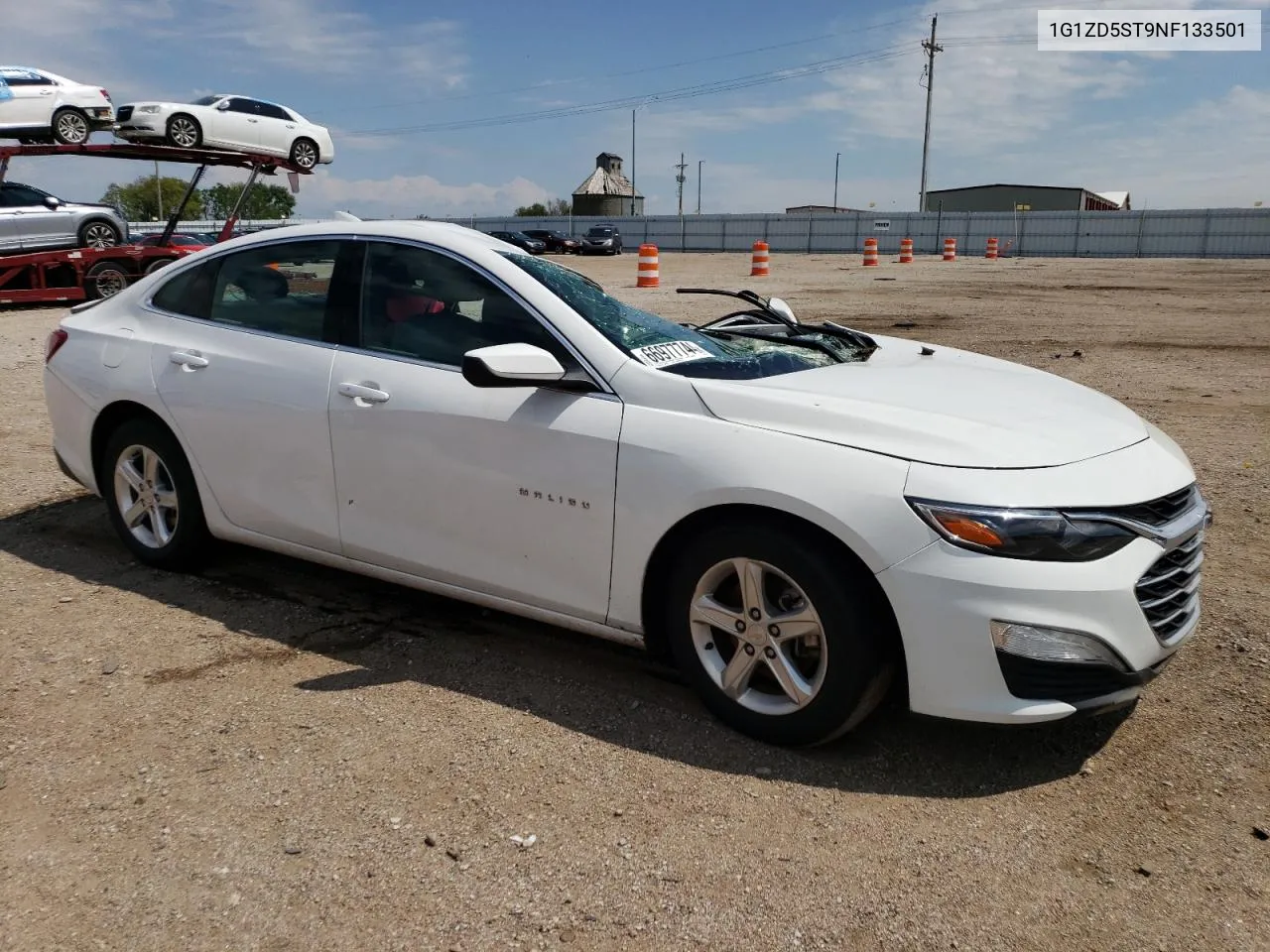 2022 Chevrolet Malibu Lt VIN: 1G1ZD5ST9NF133501 Lot: 66977744