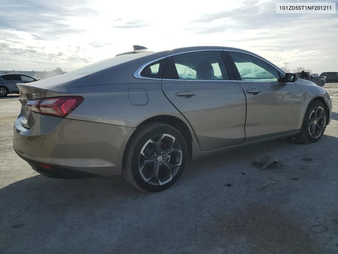 2022 Chevrolet Malibu Lt VIN: 1G1ZD5ST1NF201211 Lot: 67357544