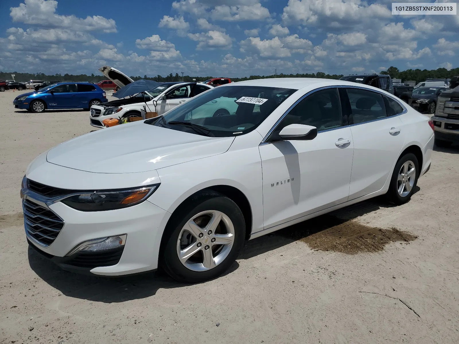 2022 Chevrolet Malibu Ls VIN: 1G1ZB5STXNF200113 Lot: 67737704