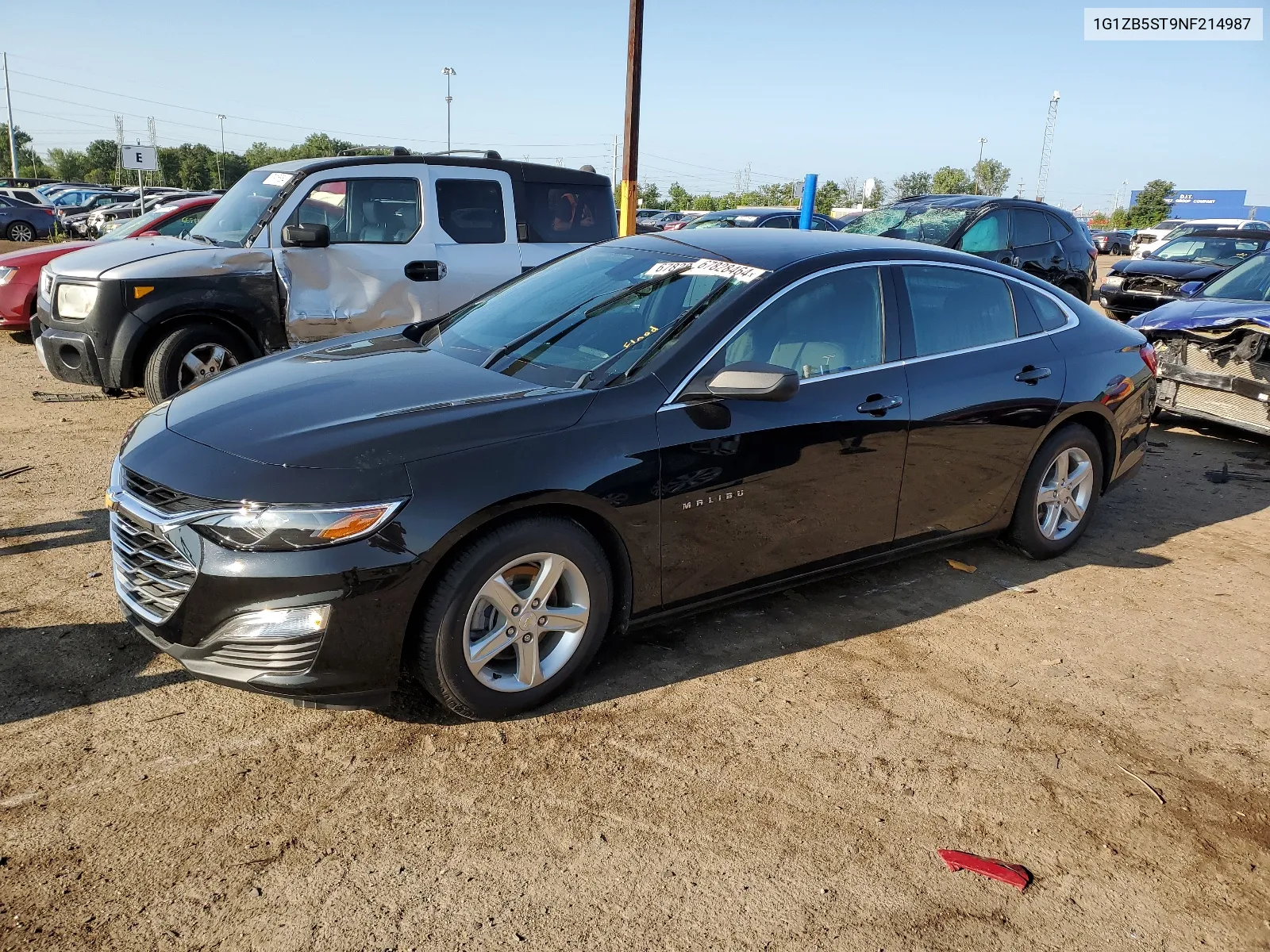 2022 Chevrolet Malibu Ls VIN: 1G1ZB5ST9NF214987 Lot: 67828464